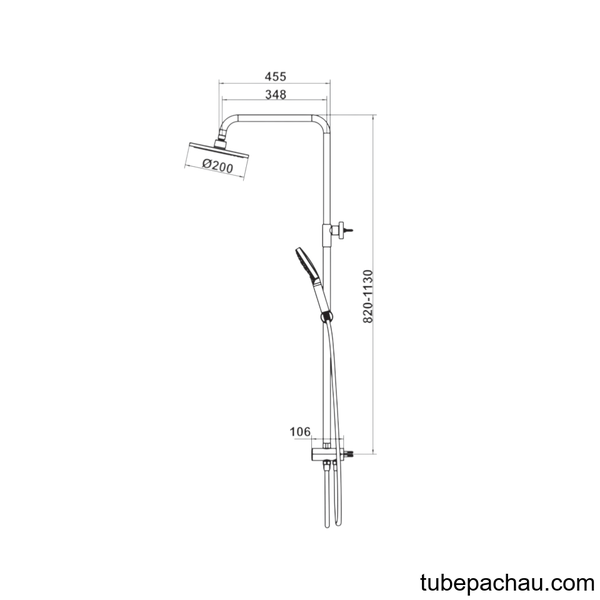 Thanh Sen Kết Hợp Hafele 589.34.189