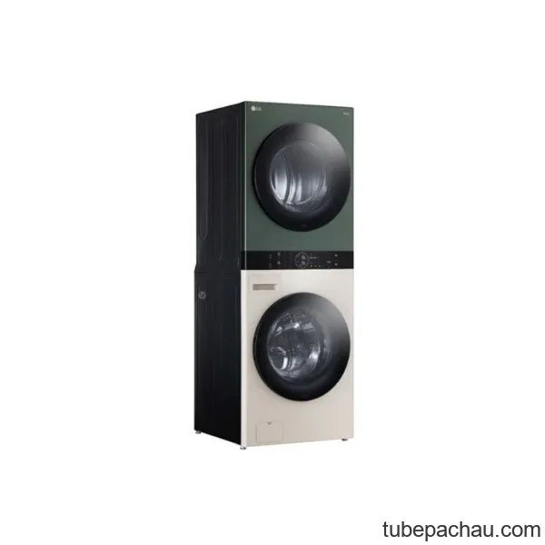 Tháp giặt sấy LG WashTower Inverter giặt 21 kg - sấy 16 kg WT2116SHEG
