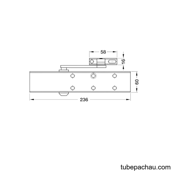 Thiết Bị Đóng Cửa Tự Động 100Kg Hafele 931.84.829