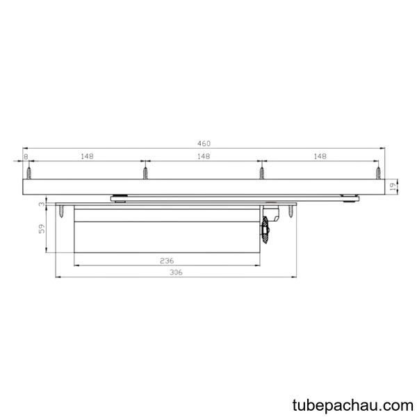 Thiết Bị Đóng Cửa Tự Động 80Kg DCL33 Hafele 931.84.033