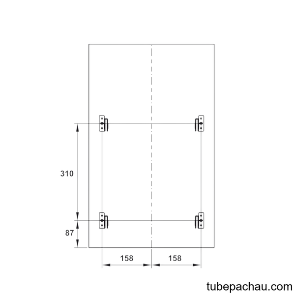 Thùng Rác Gắn Cánh Viola Hafele 503.48.505