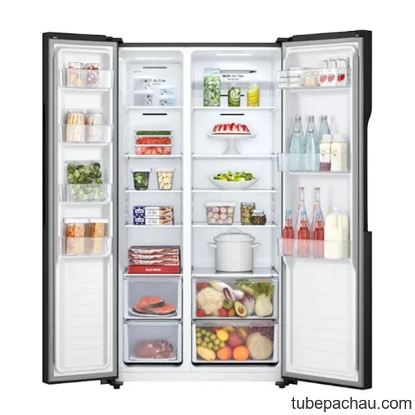 Tủ lạnh 2 cánh Side by side 519L LG GR-B256BL