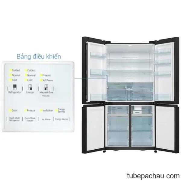 Tủ lạnh Hitachi Inverter 569 lít R-WB640PGV1 GCK
