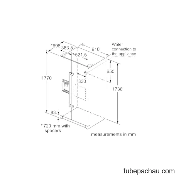 Tủ lạnh Bosch KAG93AIEPG