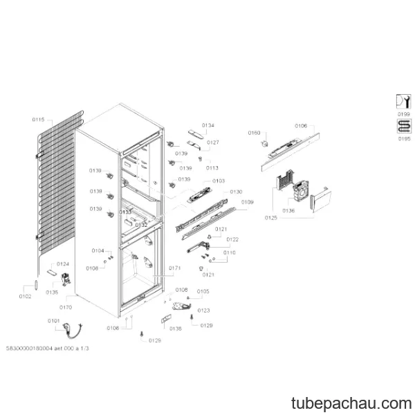 Tủ lạnh Bosch KGE49AL41