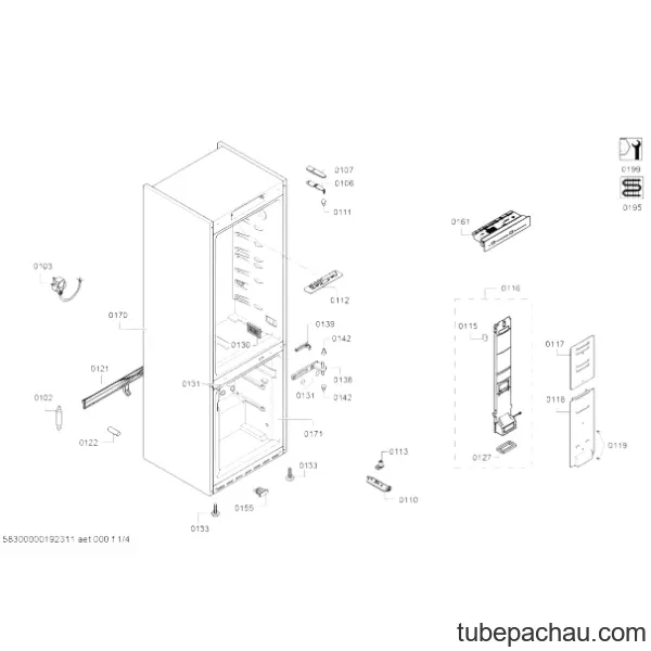 Tủ lạnh Bosch KGN39KL35