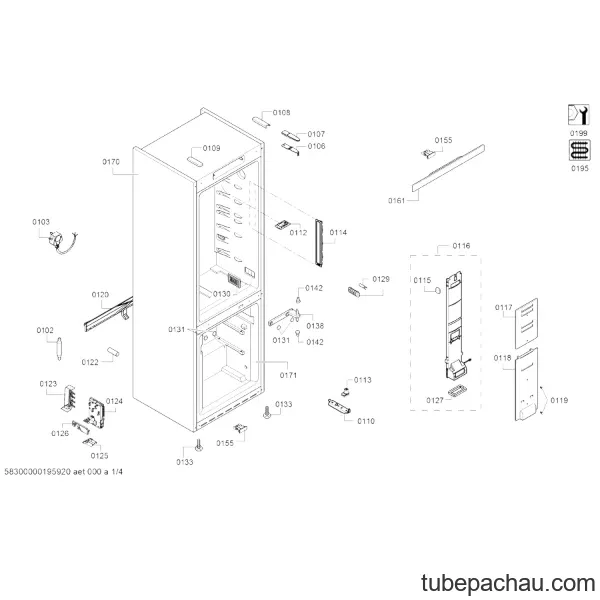 Tủ lạnh Bosch KGN39LR35