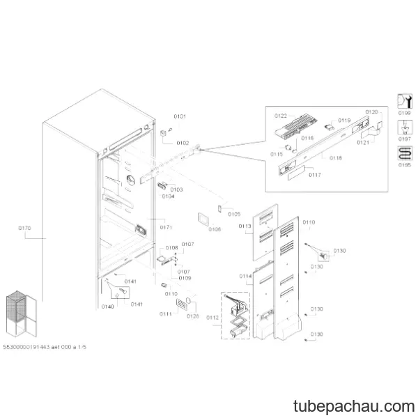 Tủ lạnh Bosch KGN39VL24E