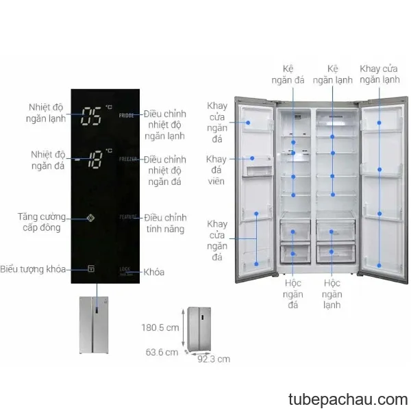 Tủ lạnh Electrolux ESE5301AG-VN