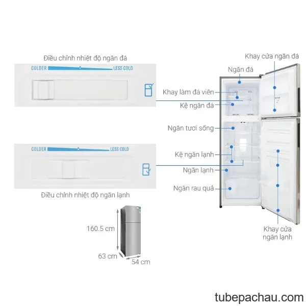 Tủ lạnh Electrolux ETB2802H-A