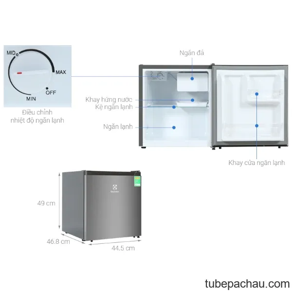 Tủ lạnh mini Electrolux 45 lít EUM0500AD-VN