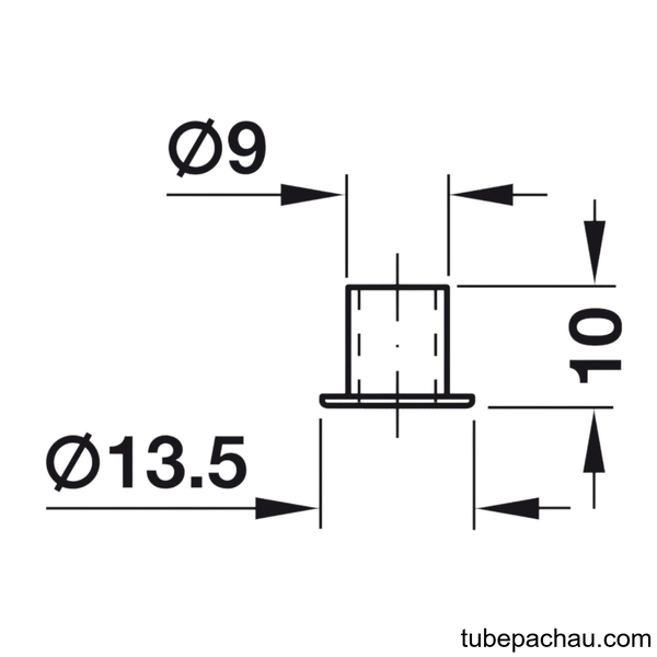 Vỏ Dành Cho Ruột Khóa Nhấn Hafele 234.59.994