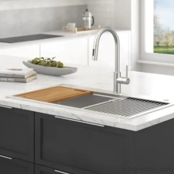 Vòi rửa bát dây rút Konox Reno