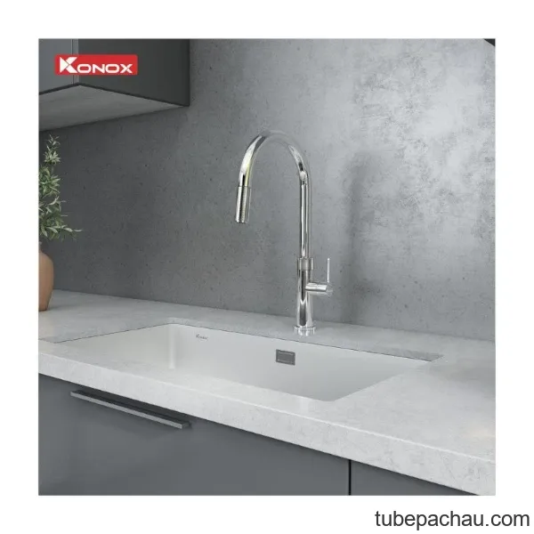 Vòi rửa bát dây rút Lasi Chrome