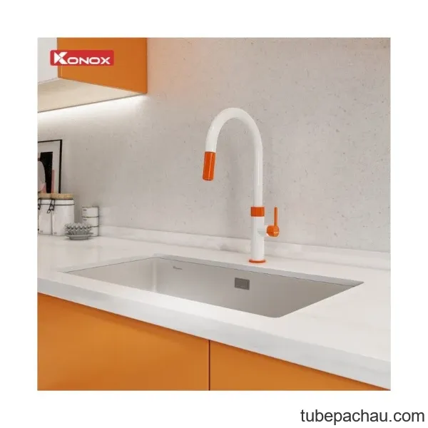 Vòi rửa bát dây rút Lasi Orange