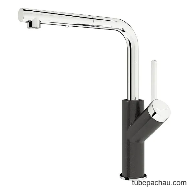 Vòi rửa bát Konox rút dây Artan Black