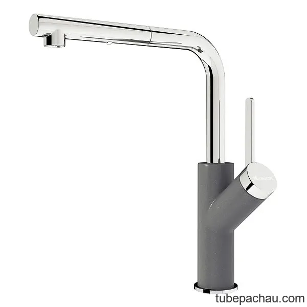 Vòi rửa bát Konox rút dây Artan Grey