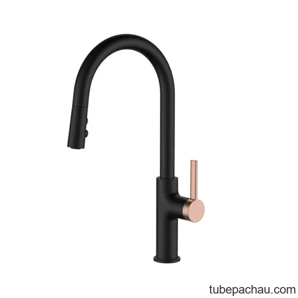 Vòi rửa bát nóng lạnh Kluger KLF0005B có dây rút