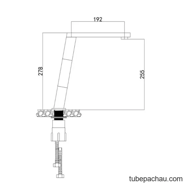 Vòi rửa bát nóng lạnh Konox KN1209