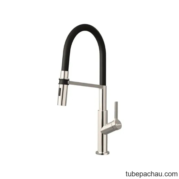 Vòi rửa bát nóng lạnh Konox Tema Nickel