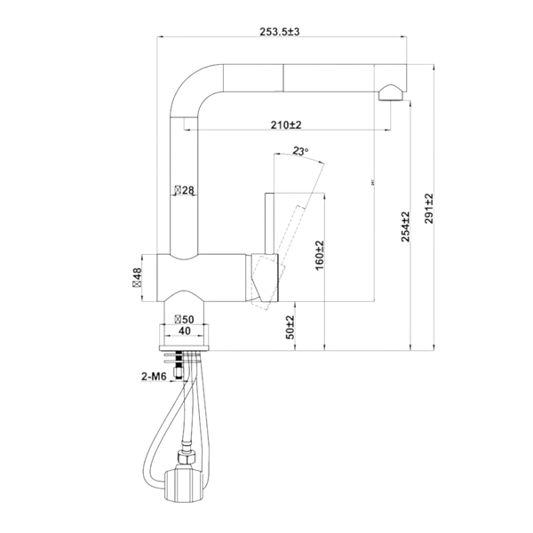Vòi Rửa Chén Bát HT21-GH1P254 Hafele 577.55.290