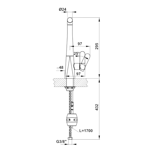 Vòi Rửa Chén HT20-CH1P259 Hafele 570.82.210