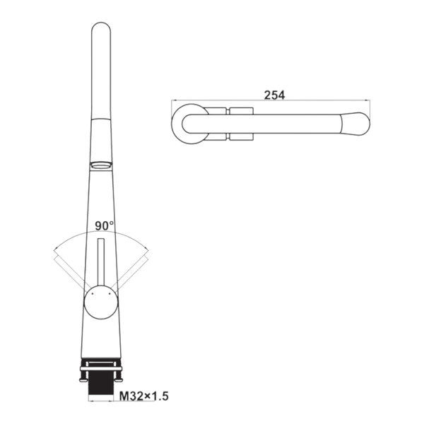 Vòi Rửa Chén HT21-CH1P245 Hafele 577.55.220