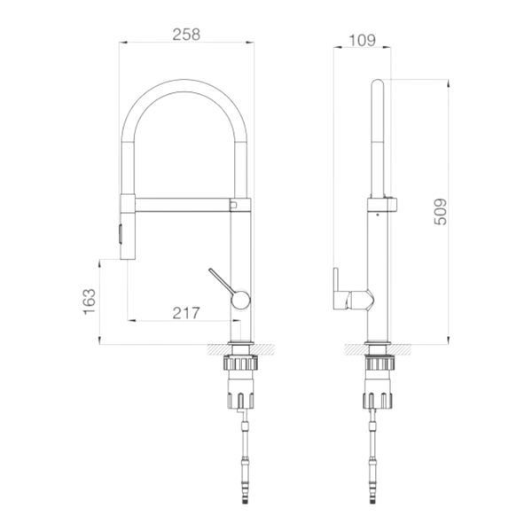 Vòi Rửa Chén Malloca K586SBS