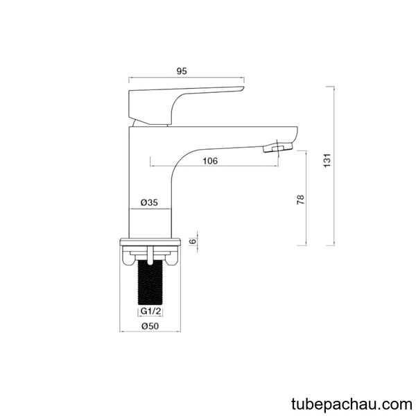 Vòi Trộn Lavabo Eco Hafele 485.61.035