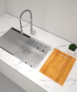 Chậu rửa bát Inox 1 hố Hafele WS R0 HS24-SSN1S-7644 SILVER 567.24.467