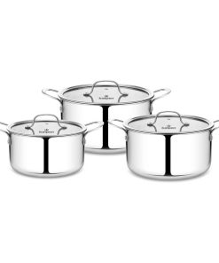Bộ nồi Inox 3 lớp đúc liền khối Kalpen Kampfer KF1