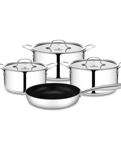Bộ nồi Inox 3 lớp đúc liền khối Kalpen chiếc Kampfer KF2